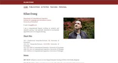 Desktop Screenshot of kilian.evang.name
