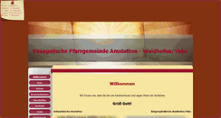 Desktop Screenshot of amstetten.evang.at